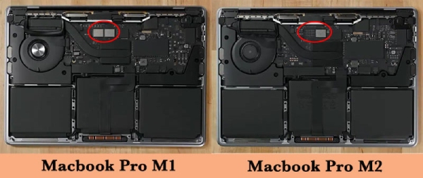 Sự khác biệt trong số lượng chip